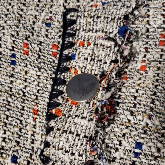 Zara Tweed Skirt w/ Braces overalls Shinestitch Suspenders Overalls sz medium - Picture 5 of 6